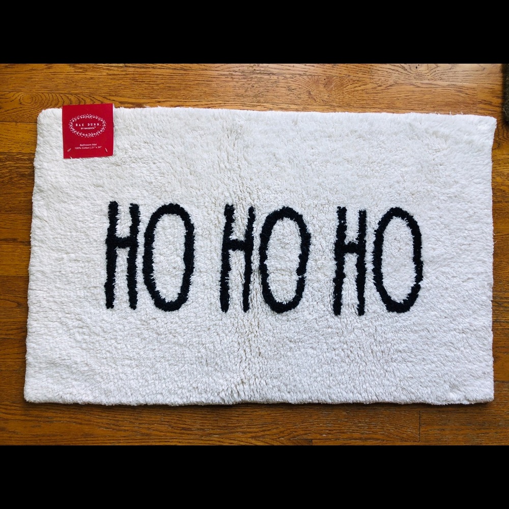 ‼️SOLD‼️NEW Rae Dunn HOHOHO Bath Mat